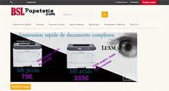 Desktop Screenshot of bslpapeterie.com